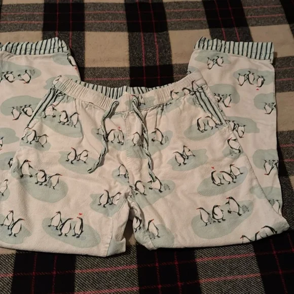 MUNKI MUNKI Penguins flannel Pajama set S - Picture 4 of 8